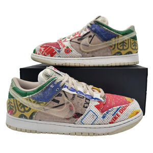 Nike Dunk Low Shoes Mens Size 12 City Market DA6125-900 Art Sneakers (337)